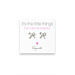small bow stud earrings, sterling silver