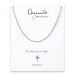 ball chain, gold dipped -18 inches