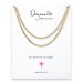 medium flat cable chain, gold dipped -36 inches