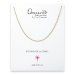 flat oval chain, gold filled -18 inches