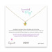 learning to fly gold dipped necklace with butterfly and green onyx bead