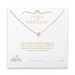 bridal pearls of friendship gold dipped necklace with white pearl