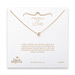 bridal pearls of love gold dipped necklace with white pearl