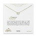 bridal large pearls of love gold dipped necklace with white pearl - 18 inches