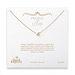bridal pearls of love gold dipped necklace with white pearl - 18 inches