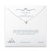 bridal pearls of happiness sterling silver necklace with white pearl