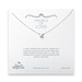 bridal pearls of love sterling silver necklace with white pearl