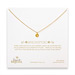 bridal bridesmaid diamond circle gold dipped necklace