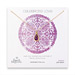 bridal celebrate love gold dipped necklace with amethyst teardrop - 18 inches