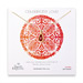 bridal celebrate love gold dipped necklace with carnelian teardrop - 18 inches