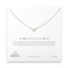 bridal bridesmaid bow sterling silver necklace - 18 inches