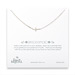 bridal bridesmaid cross sterling silver necklace - 18 inches
