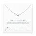 bridal daughter simple heart necklace, sterling silver