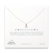 bridal bridesmaid sterling silver sideways heart necklace