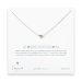 bridesmaid heart necklace, sterling silver