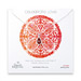 bridal celebrate love sterling silver necklace with carnelian teardrop - 18 inches