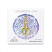 bridal celebrate love gold dipped blue quartz teardrop earrings