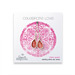 bridal celebrate love sterling silver cherry quartz teardrop earrings