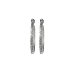 gifts to go collection medium silver dipped wheat hoop earrings