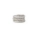 gifts to go collection silver dipped rings, antique/studs/flowers - size 6