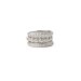 gifts to go collection silver dipped rings, antique/studs/flowers - size 8