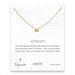 whispers elephant necklace, gold dipped