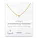 whispers moon necklace, gold dipped
