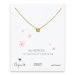 whispers grace's flower necklace, gold dipped