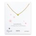 whispers heart necklace, gold dipped