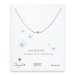 whispers lightning bolt necklace, sterling silver
