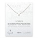 whispers elephant necklace, sterling silver