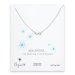 whispers infinity necklace, sterling silver