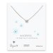 whispers grace's flower necklace, sterling silver