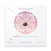 healing gem briolette garnet necklace, sterling silver