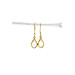 rock crystal teardrop healing gem gold dipped earrings