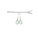 blue quartz teardrop healing gem sterling silver earrings