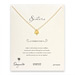 sorority sisters forever reminder necklace with gold dipped ivy
