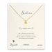 sorority sisters forever reminder necklace with gold dipped smooth anchor