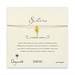 sorority sisters forever make a wish necklace with gold dipped kite on taupe thread