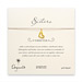 sorority sisters forever make a wish necklace with gold dipped loving heart on taupe thread