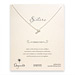 sorority sisters forever reminder necklace with sterling silver arrow