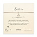 sorority sisters forever make a wish necklace with sterling silver big diamond on taupe thread