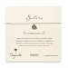sorority sisters forever make a wish necklace with sterling silver royal lion on taupe thread