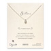 sorority sisters forever reminder necklace with sterling silver smooth anchor
