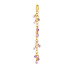 amethyst cascading gems, gold dipped