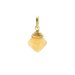 red aventurine gem faceted diamond cut, gold dipped