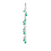 green onyx cascading gems, sterling silver