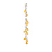 red aventurine cascading gems, sterling silver