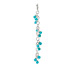 turquoise cascading gems, sterling silver