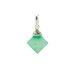 hermimorphite gem faceted diamond cut, sterling silver